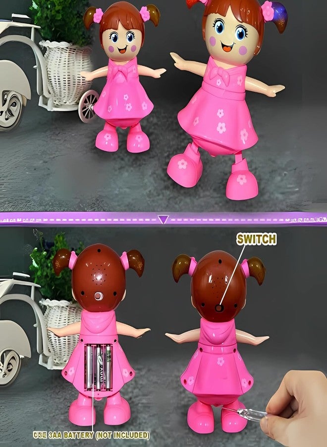 Sisq Dancing Baby Girl Robot Toy with 3D Lights and Music | Ages 3+, Multicolour - Image 4